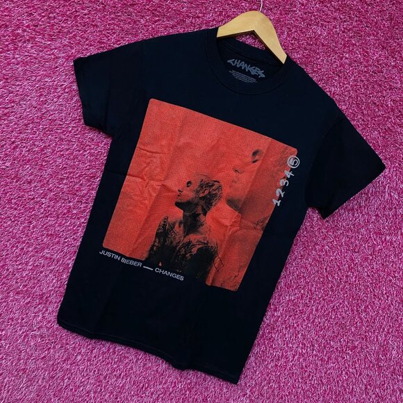 Justin Bieber Changes Album Cover Art Contemporary R&B Tee small - Picture 3 of 4